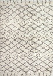 Dynamic Rugs ABYSS 5083-190 Ivory and Charcoal
